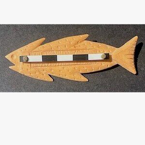 Vintage THOMAS MANN Vintage Fish Pin Brooch Signed 1987